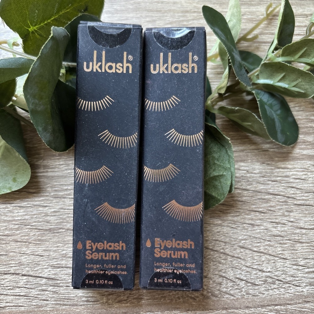 LOT OF 2 UKLASH Eyelash Serum 3.0 ml 0.10 fl oz NIB & Sealed